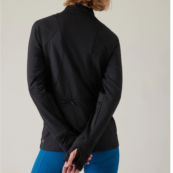 Athleta WHISTLER HALF ZIP - reflective dot - Picture 2 of 8